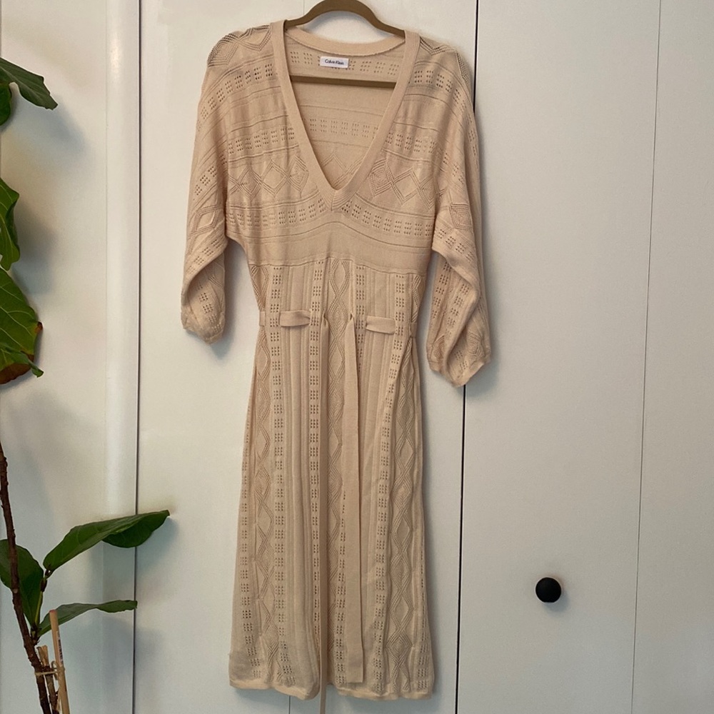 Calvin Klein Sweater Dress | Knit Bodycon Dress | Work to Weekend